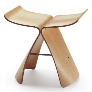 stolička Butterfly Stool javor