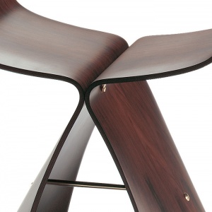 VITRA stolička Butterfly Stool palisandr