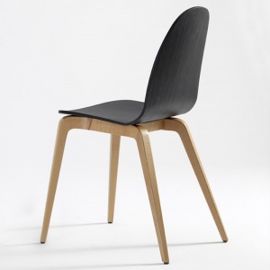 ONDARRETA židle Bob Wood Stained Beech polstrovaná