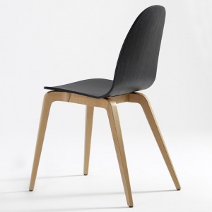 židle Bob Wood Stained Beech polstrovaná
