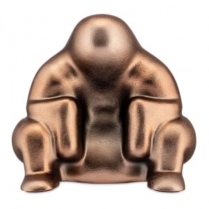 zarážka na dveře Dédé hnědá metalická