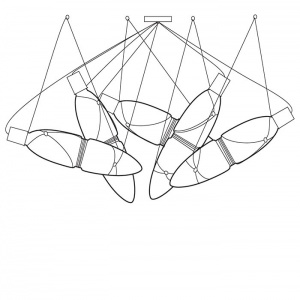 BOMMA závěsné svítidlo Shibari 5