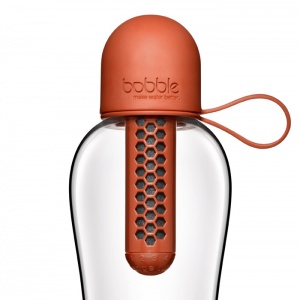 BOBBLE láhev na vodu Infuse 590 ml oranžová