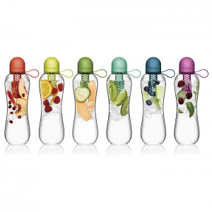 BOBBLE láhev na vodu Infuse 590 ml oranžová