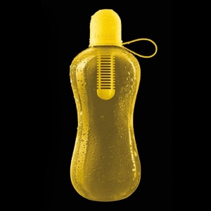 Sport láhev na vodu 750 ml žlutá