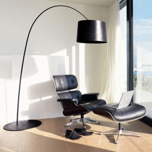 FOSCARINI stojací lampa Twiggy černá