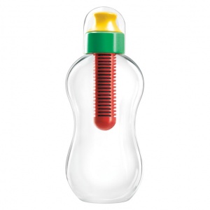 láhev na vodu 385 ml multi zelená