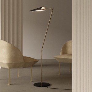 stojací lampa Bion zlatá