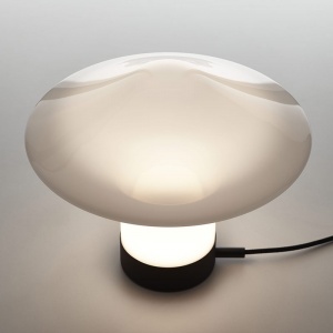 BROKIS stolní lampa Trottola velká opalín