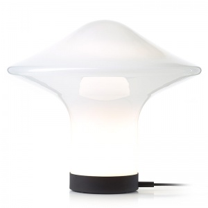 stolní lampa Trottola velká opalín